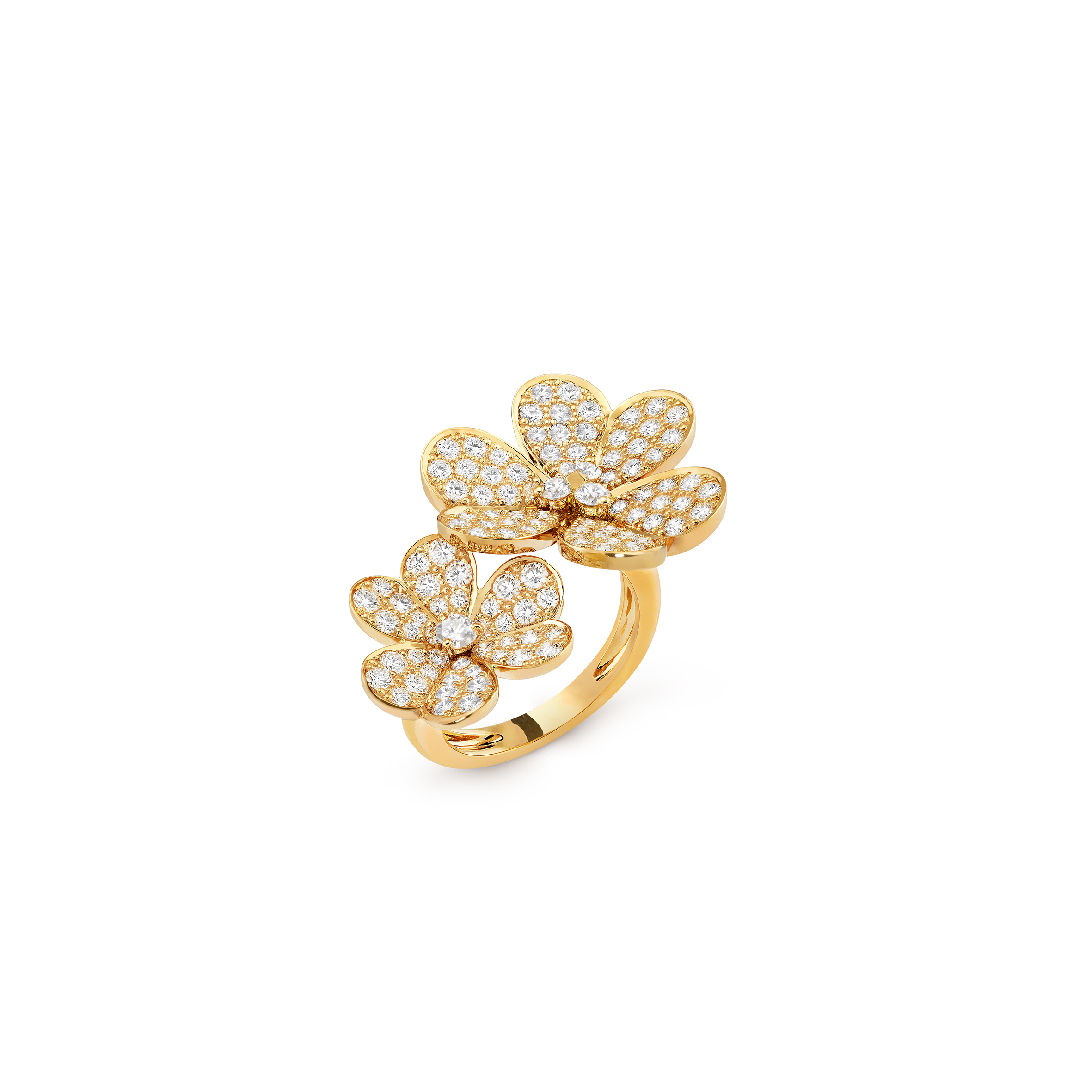 v*n cl*f arpels frivole between the finger ring - yellow gold, Di*m*nd  vcarp0j800